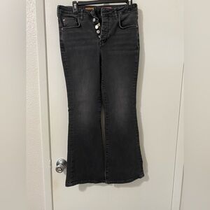 black urban outfitters flared jeans